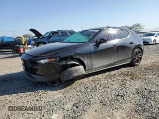 2020 Mazda 3 Premium Package with VIN JM1BPANM3L1162662, listed as a Copart auction lot 50059785 with 93,271 mi miles and Salvage Title. Bid and sale history available at carsss.com. Image 1.