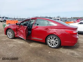 2016 Hyundai Azera Limited with VIN KMHFH4JG9GA555812, listed as a IAAI auction lot 41772140 with 103,027 mi miles. Bid and sale history available at carsss.com. Image 14.