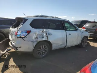 2015 Nissan Pathfinder SV z VIN 5N1AR2MN3FC698635, wystawiony jako Copart lot #53838285 z przebiegiem 91 502 mil mil oraz Nie do naprawy • Non repairable. Historia ofert i sprzedaży dostępna na DreamBid. Obrazek 3.