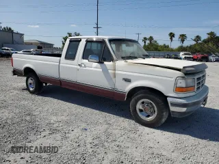 1993 Ford F-150 with VIN 1FTEX15H9PKA01412, listed as a Copart auction lot 54671975 with Not provided miles and Salvage title. Bid and sale history available at DreamBid. Image 4.