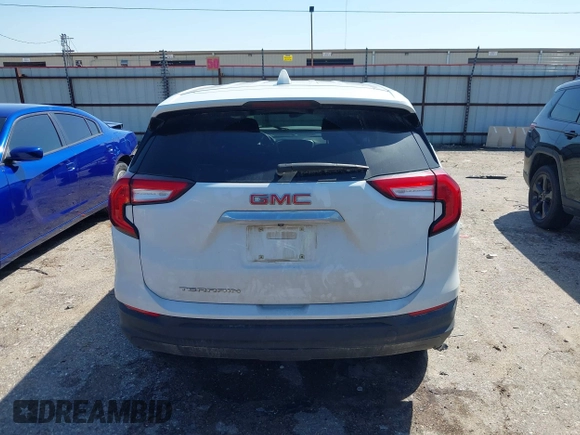 2022 GMC Terrain SLE with VIN 3GKALMEV8NL109103, listed as a IAAI auction lot 41864088 with 69,558 mi miles. Bid and sale history available at carsss.com. Image 16.