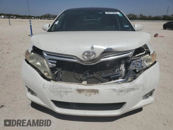 2011 Toyota Venza with VIN 4T3ZK3BB3BU040976, listed as a Copart auction lot 49910425 with 229,289 mi miles and Salvage title. Bid and sale history available at DreamBid. Image 5.