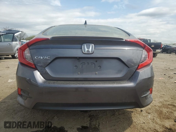 2017 Honda Civic EX-T with VIN 2HGFC1F38HH650468, listed as a Copart auction lot 53440175 with 99,051 mi miles and Salvage Title. Bid and sale history available at carsss.com. Image 6.