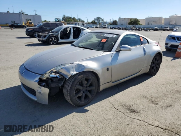 2004 Nissan 350Z Touring z VIN JN1AZ34E94T062960, wystawiony jako Copart lot #55822235 z przebiegiem 186 879 mil mil oraz Szkoda całkowita • Salvage title. Historia ofert i sprzedaży dostępna na DreamBid. Obrazek 1.