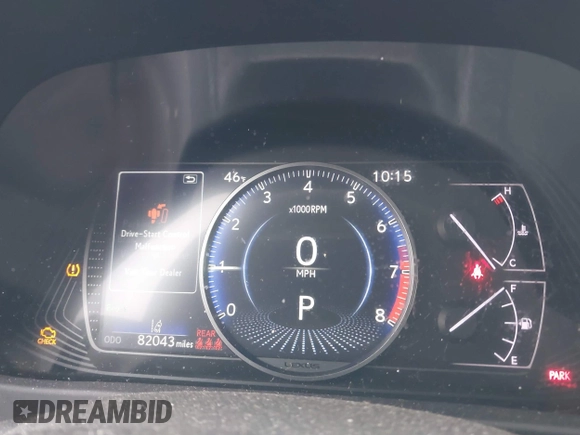 2020 Lexus UX with VIN JTHP3JBH5L2024624, listed as a IAAI auction lot 41826234 with 82,043 mi miles. Bid and sale history available at carsss.com. Image 15.