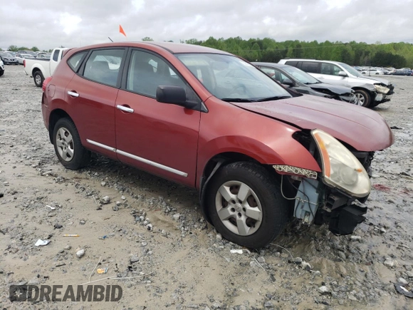 2013 Nissan Rogue S with VIN JN8AS5MT6DW008157, listed as a Copart auction lot 52079355 with 199,578 mi miles and Salvage Title. Bid and sale history available at carsss.com. Image 4.