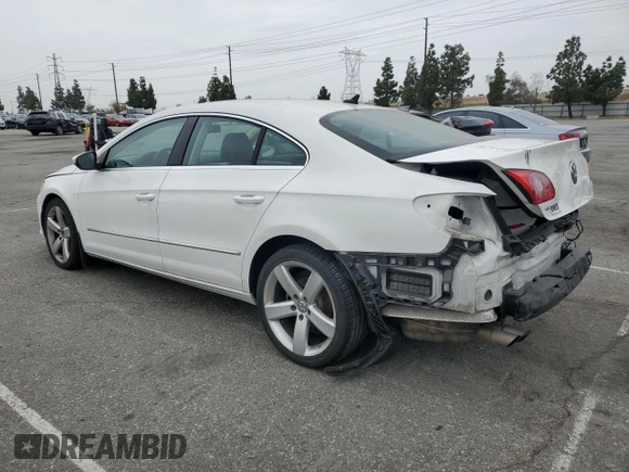 2012 Volkswagen CC Lux PZEV with VIN WVWHP7AN3CE502722, listed as a Copart auction lot 53119725 with 77,821 mi miles and Salvage Title. Bid and sale history available at carsss.com. Image 2.