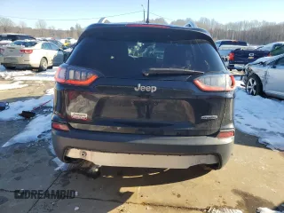 2019 Jeep Cherokee Latitude with VIN 1C4PJLCB2KD204577, listed as a Copart auction lot 41619435 with 143,501 mi miles and Salvage Title. Bid and sale history available at carsss.com. Image 6.