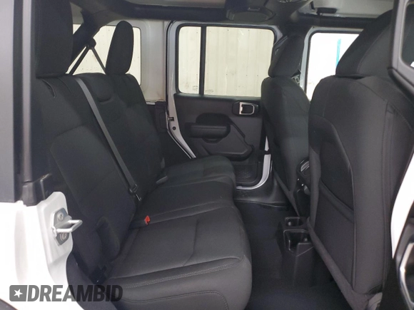 2022 Jeep Wrangler Unlimited Willys with VIN 1C4HJXDM0NW244953, listed as a Copart auction lot 71495154 with 14,577 mi miles and Salvage Title. Bid and sale history available at DreamBid. Image 12.