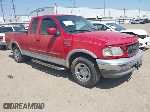 2000 Ford F-150 XL with VIN 1FTRX17L7YKAH2091, listed as a IAAI auction lot 41863588 with 1 mi miles. Bid and sale history available at carsss.com. Image 1.