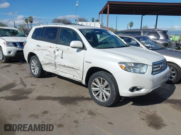 2010 Toyota Highlander Hybrid with VIN JTEBW3EH3A2043210, listed as a IAAI auction lot 41721744 with 243,246 mi miles. Bid and sale history available at carsss.com. Image 1.