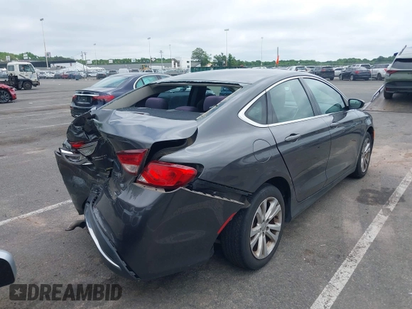 2015 Chrysler 200 Limited with VIN 1C3CCCAB3FN577417, listed as a IAAI auction lot 42508784 with 100,780 mi miles and . Bid and sale history available at DreamBid. Image 6.
