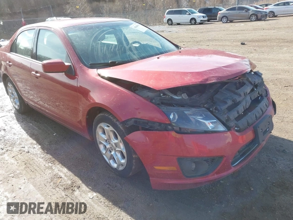2010 Ford Fusion SE with VIN 3FAHP0HA1AR191480, listed as a IAAI auction lot 41844910 with 108,762 mi miles and . Bid and sale history available at carsss.com. Image 1.
