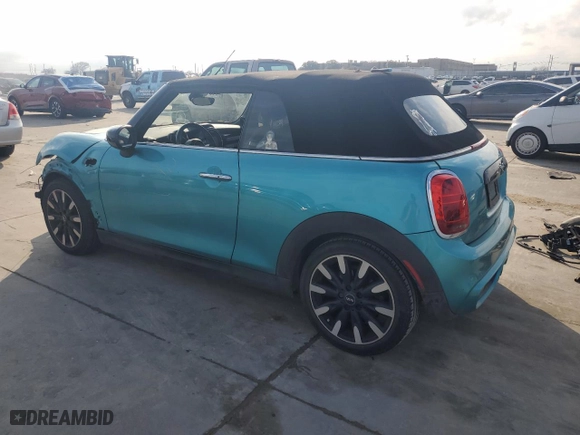 2021 MINI Convertible Cooper S with VIN WMWWJ5C03M3M68175, listed as a Copart auction lot 44239445 with NaN miles and Salvage Title. Bid and sale history available at carsss.com. Image 2.