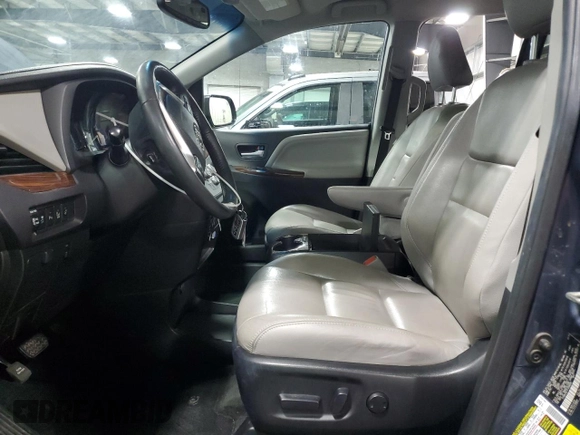 2015 Toyota Sienna Ltd with VIN 5TDDK3DC1FS096695, listed as a Copart auction lot 48049965 with 123,500 mi miles and Salvage Title. Bid and sale history available at carsss.com. Image 7.