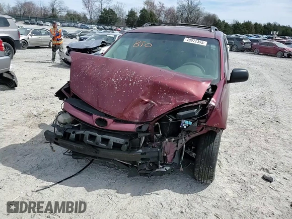 2008 Toyota Sienna CE with VIN 5TDZK23C48S189179, listed as a Copart auction lot 49672355 with 271,473 mi miles and Salvage Title. Bid and sale history available at DreamBid. Image 11.