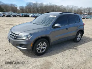 2016 Volkswagen Tiguan S with VIN WVGBV7AX6GW514811, listed as a Copart auction lot 48196855 with 84,870 mi miles and Salvage Title. Bid and sale history available at DreamBid. Image 1.