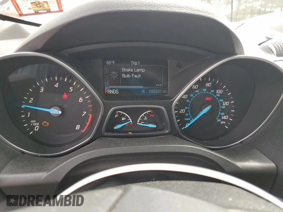 2016 Ford Escape SE with VIN 1FMCU9G98GUA34356, listed as a Copart auction lot 53311305 with 93,331 mi miles and Clean Title. Bid and sale history available at DreamBid. Image 10.