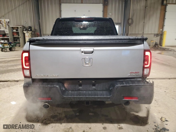 2021 Honda Ridgeline Sport with VIN 5FPYK3F19MB014833, listed as a Copart auction lot 47961835 with 24,388 mi miles and Salvage Title. Bid and sale history available at carsss.com. Image 6.
