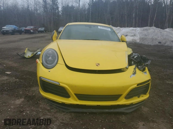 2018 Porsche 911 Carrera S with VIN WP0AB2A99JS123261, listed as a Copart auction lot 51042945 with 19,741 mi miles and Salvage Title. Bid and sale history available at carsss.com. Image 5.