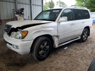 2006 Lexus LX 470 z VIN JTJHT00W564018281, wystawiony jako Copart lot #51992015 z przebiegiem 216 791 mil mil oraz Szkoda całkowita • Salvage title. Historia ofert i sprzedaży dostępna na DreamBid. Obrazek 1.
