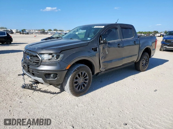 2019 Ford Ranger XL with VIN 1FTER4FH4KLA98144, listed as a Copart auction lot 65192555 with 56,178 mi miles and Salvage title. Bid and sale history available at DreamBid. Image 1.