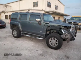 2006 Hummer H3 with VIN 5GTDN136968266743, listed as a Copart auction lot 76889184 with 191,502 mi miles and Salvage Title. Bid and sale history available at carsss.com. Image 4.