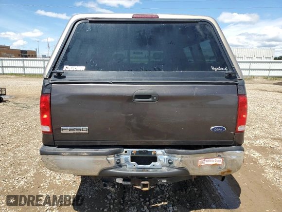 2006 Ford F-250 XL with VIN 1FTSX21556ED82242, listed as a Copart auction lot 58216245 with 246,360 mi miles and Clean title. Bid and sale history available at DreamBid. Image 6.