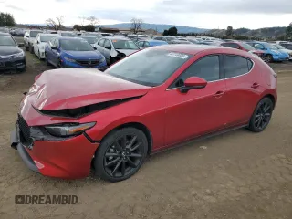 2021 Mazda 3 Premium with VIN JM1BPAML7M1334315, listed as a Copart auction lot 44558455 with Not Provided miles and Salvage Title. Bid and sale history available at DreamBid. Image 1.