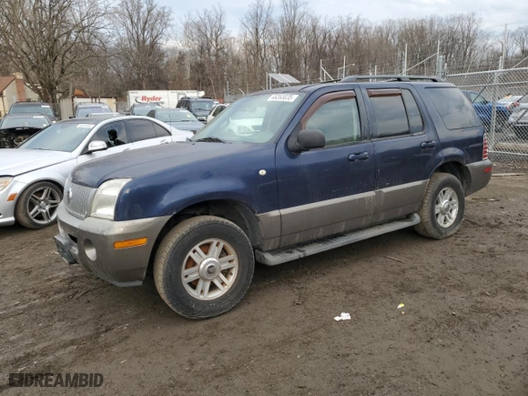 2003 Mercury Mountaineer Convenience with VIN 4M2ZU86KX3UJ16073, listed as a Copart auction lot 46263035 with 0 mi miles and Salvage Title. Bid and sale history available at carsss.com. Image 1.