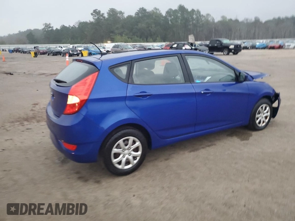 2012 Hyundai Accent GS with VIN KMHCT5AE7CU012313, listed as a Copart auction lot 81174134 with 173,415 mi miles and Salvage title. Bid and sale history available at DreamBid. Image 3.