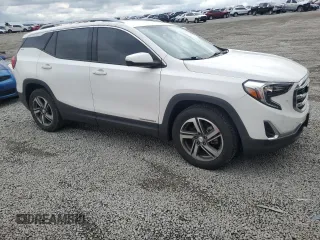 2020 GMC Terrain SLT with VIN 3GKALPEV3LL242124, listed as a Copart auction lot 55758825 with 116,142 mi miles and Salvage title. Bid and sale history available at DreamBid. Image 4.