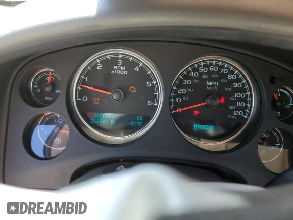 2013 Chevrolet Avalanche LT with VIN 3GNTKFE7XDG326137, listed as a Copart auction lot 50579385 with 116,985 mi miles and Salvage Title. Bid and sale history available at DreamBid. Image 9.
