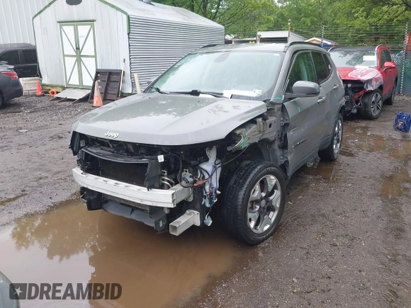 2020 Jeep Compass Limited with VIN 3C4NJDCB4LT126814, listed as a IAAI auction lot 42352025 with 92,754 mi miles and . Bid and sale history available at DreamBid. Image 17.