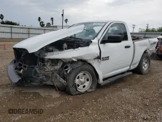 2016 Ram 1500 Express z VIN 3C6JR6AT2GG239276, wystawiony jako Copart lot #50573405 z przebiegiem 112 278 mil mil oraz Szkoda całkowita • Salvage title. Historia ofert i sprzedaży dostępna na DreamBid. Obrazek 1.