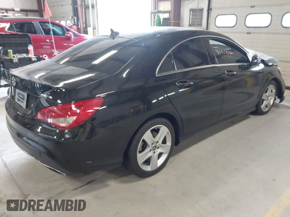 2018 Mercedes-Benz CLA 250 with VIN WDDSJ4GB2JN658708, listed as a IAAI auction lot 42051562 with 54,178 mi miles and . Bid and sale history available at DreamBid. Image 4.