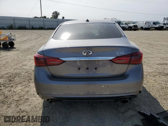 2019 Infiniti Q50 Luxe с VIN JN1EV7AP5KM543452, выставлен на аукционе Copart как лот 54948845 с пробегом 47 114 миль миль и Списание • Salvage title. История ставок и продаж доступна на DreamBid. Изображение 6.