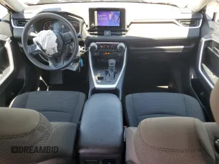 2024 Toyota RAV4 LE with VIN 2T3F1RFV9RC476045, listed as a Copart auction lot 55453285 with 7,622 mi miles and Salvage title. Bid and sale history available at DreamBid. Image 8.