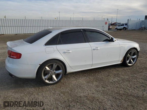 2012 Audi S4 Progressiv plus with VIN WAUDGCFL0CA025329, listed as a Copart auction lot 79630104 with 113,071 mi miles and Salvage Title. Bid and sale history available at carsss.com. Image 3.