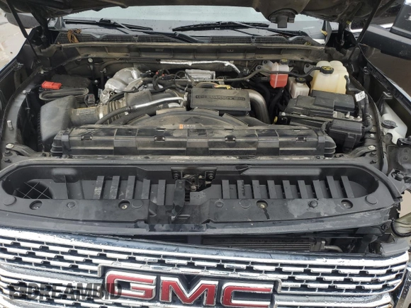 2022 GMC Sierra 2500HD Denali z VIN 1GT49REY7NF314792, wystawiony jako Copart lot #55963455 z przebiegiem 114 853 mil mil oraz Szkoda całkowita • Salvage title. Historia ofert i sprzedaży dostępna na DreamBid. Obrazek 11.