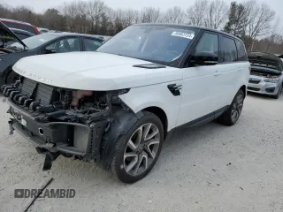 2020 Land Rover Range Rover Sport HSE with VIN SALWR2SU3LA716345, listed as a Copart auction lot 86883724 with 35,694 mi miles and Salvage Title. Bid and sale history available at carsss.com. Image 1.