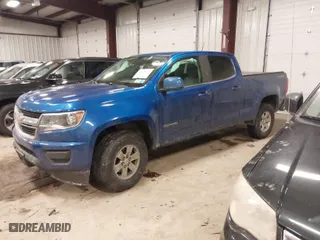 2020 Chevrolet Colorado 4WD Work Truck with VIN 1GCGTBEN3L1162483, listed as a IAAI auction lot 41629658 with 74,416 mi miles. Bid and sale history available at carsss.com. Image 2.