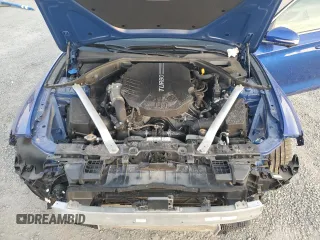 2023 Genesis G70 3.3T with VIN KMTG54TEXPU115465, listed as a Copart auction lot 81239184 with 16,059 mi miles and Salvage Title. Bid and sale history available at DreamBid. Image 12.