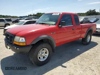 2000 Ford Ranger XL with VIN 1FTZR15V5YPB32357, listed as a Copart auction lot 62196435 with 163,814 mi miles and Salvage title. Bid and sale history available at DreamBid. Image 1.