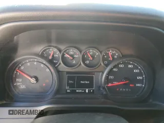 2020 Chevrolet Silverado 1500 Custom with VIN 1GCRWBEK8LZ243650, listed as a Copart auction lot 80707824 with 80,320 mi miles and Salvage Title. Bid and sale history available at carsss.com. Image 9.