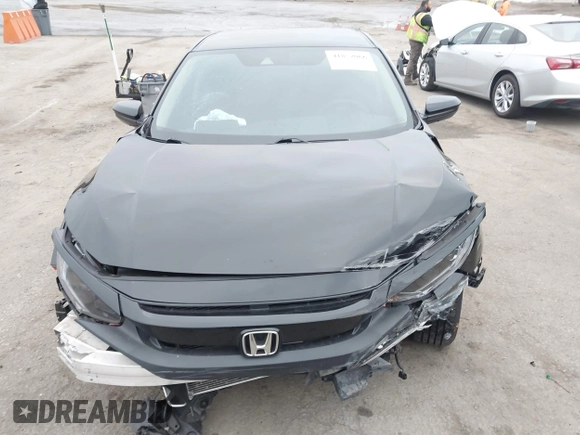 2020 Honda Civic Sedan LX with VIN 2HGFC2F69LH549643, listed as a IAAI auction lot 41852066 with 41,746 mi miles. Bid and sale history available at carsss.com. Image 13.