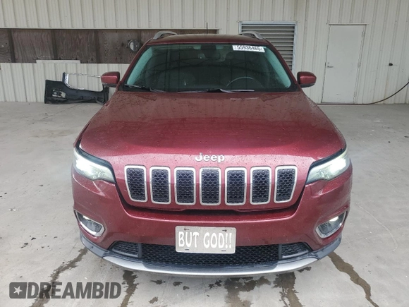 2019 Jeep Cherokee Limited with VIN 1C4PJLDB8KD346205, listed as a Copart auction lot 55936465 with 126,114 mi miles and Salvage title. Bid and sale history available at DreamBid. Image 5.