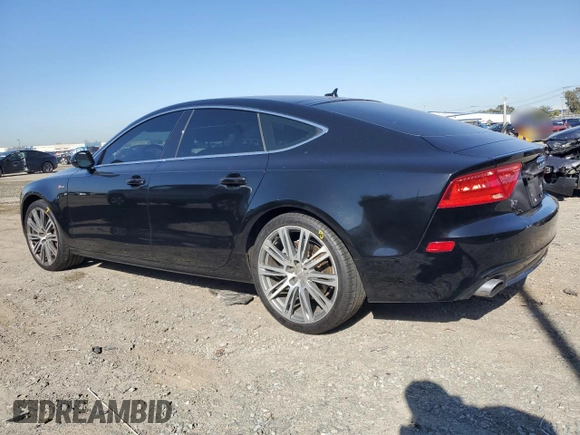 2012 Audi A7 3.0 Premium Plus with VIN WAUYGAFC6CN078552, listed as a Copart auction lot 50018925 with 156,055 mi miles and Salvage Title. Bid and sale history available at carsss.com. Image 2.