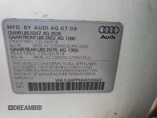 2010 Audi Q5 Premium Plus z VIN WA1LKAFPXAA020442, wystawiony jako Copart lot #62762045 z przebiegiem 136 816 mil mil oraz Szkoda całkowita • Salvage title. Historia ofert i sprzedaży dostępna na DreamBid. Obrazek 12.