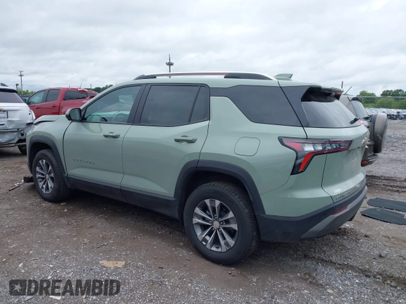 2025 Chevrolet Equinox AWD LT with VIN 3GNAXPEG0SL114558, listed as a IAAI auction lot 42306757 with 18,049 mi miles and . Bid and sale history available at DreamBid. Image 3.